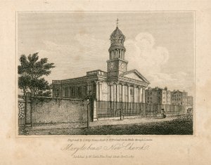 Kostel St Marylebone, Londýn od English School
