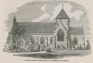 Kostel St Marys, West Brompton, Londýn od English School