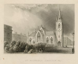 Kostel St Michaels, Chester Square od English School