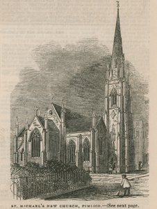 St Michaels nový kostel v Pimlico od English School