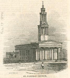 Kostel St Pancras, Londýn od English School