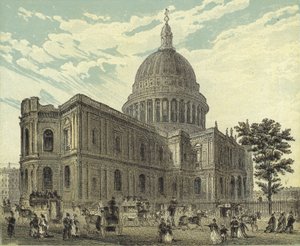 Katedrála St Pauls, pohled na severovýchod od English School