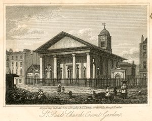 St Pauls, Covent Garden, Londýn od English School