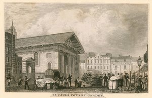 St Pauls, Covent Garden, Londýn od English School
