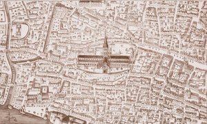 St Pauls a jeho okolí, v době Jindřicha VIII od English School