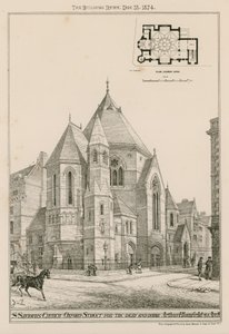 Kostel St Saviors, Oxford Street od English School