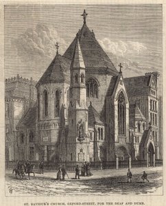 Kostel St Saviors, Oxford Street od English School