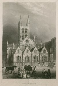 Kostel St Saviors, Southwark, Surrey od English School