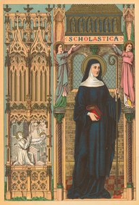 Svatá Scholastica od English School