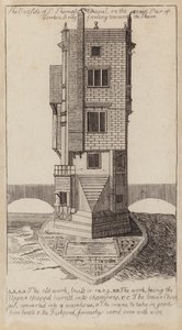 Kaple svatého Tomáše, London Bridge (rytina) od English School
