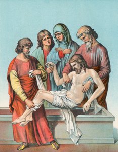 Stanice XIV Kristus je položen do Božího hrobu
