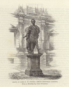 Socha Jakuba II od Grinlinga Gibbonse od English School