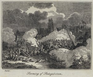 Storming of Seringapatam (rytina) od English School