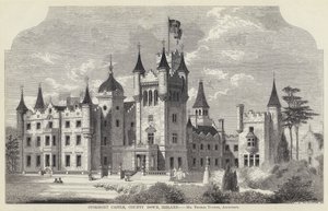 Stormont Castle, County Down, Irsko (rytina) od English School