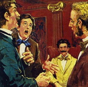 Strauss byl přemluven k napsání operety, když přátelé zpívali písně na jeho melodie od English School