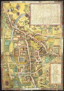 Mapa ulic Cambridge od English School