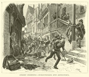 Pouliční boje, Burgundi a Armagnaci od English School