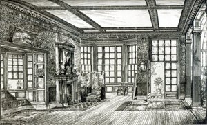 Ateliér pro Jamese Tissota Esquire, Grove End Road, 1874 (litografie) (čb fotografie) od English School
