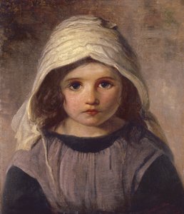 Studie dívky v čepici, 1890 od English School