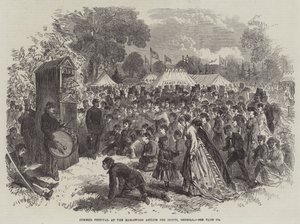 Letní festival v Earlswood Asylum for Idiots, Redhill od English School
