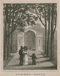 Letní dům, Kensington Gardens, Londýn od English School