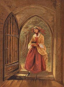 Nedělní ráno (barevná litografie) od English School