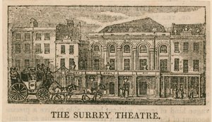 Surrey Theatre, Blackfriars Road, Londýn od English School