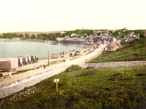 Swanage (ručně kolorovaná fotografie) od English School