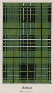 Tartan z klanu Maclean od English School