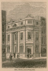 Taverna, roh ulice Long Acre, Londýn od English School
