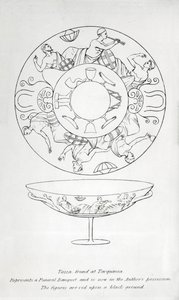 Tazza nalezena v Tarquinii od English School