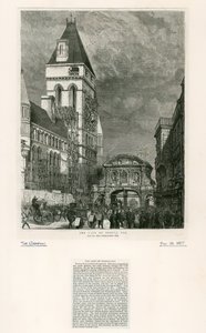 Temple Bar, Londýn. Demolice, 1877 od English School