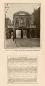 Temple Bar, Londýn, Fotografie pořízená v roce 1878 od English School