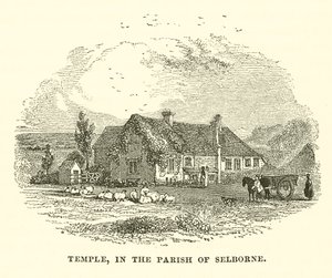 Temple, In the Parish of Selborne (rytina) od English School