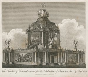 Chrám Svornosti postavený pro mír roku 1814 od English School