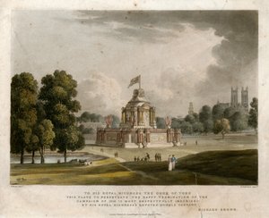 Chrám svornosti za mír z roku 1814 od English School