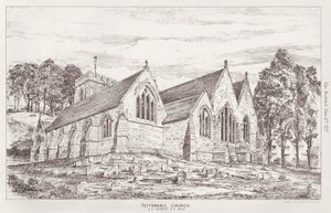 Tettenhall Church (rytina) od English School