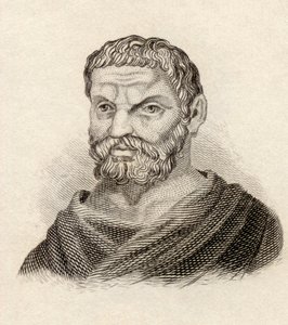 Thales of Miletus, z „Crabbes Historical Dictionary“, vydaného v roce 1825 od English School
