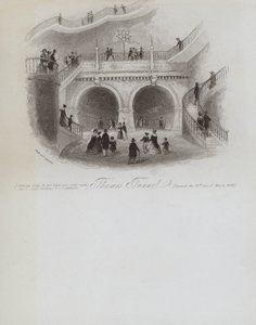 Thames Tunnel (rytina) od English School