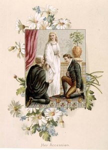 Nastoupení královny Viktorie, 20. června 1837, ilustrace z 