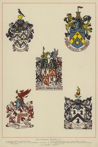 Erbovní ložiska (barevná litografie) od English School