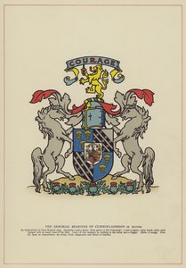 Armorial Bearings of Cumming-Gordon of Altyre (barva lito) od English School