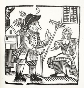 The Arraignment and Obžaloba sira Johna Barleycorna, Knt., ilustrace z Chap-books of the Eighteenth Century od Johna Ashtona, pub. 1882
