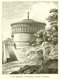 Arsinoeum na Samothrace, obnovené Nietmannem od English School