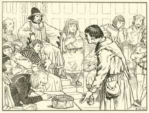 Assize of Bread (inkoust na papíře) od English School