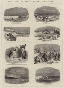 Rakouská arktická expedice 1872-4 (rytina) od English School