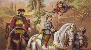The Babes In The Wood (barva lito) od English School