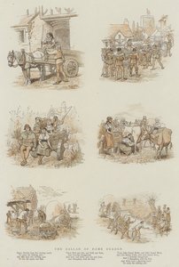 Balada o Dame Durdenové (barevná litografie) od English School