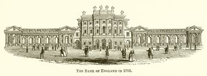 Bank of England v roce 1785 od English School