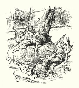 The Banks of Treacle River (litho) od English School